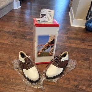 Dunlop Men's Brown and White Athletic Shoes